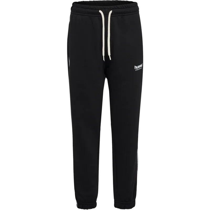 Hummel Black Jr Loose Sweatpant Piping Billigare