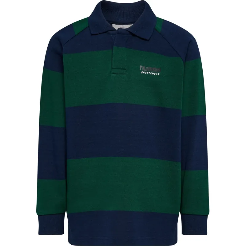 Hummel Dress Blues Jr Loose Striped Pikétröja L/S Populärt val
