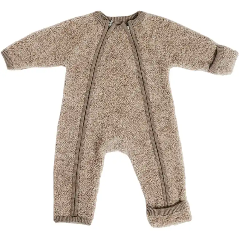 Smallstuff Natur Melange Byxdress Med Dragkedja Bouclé Merino Ull Beställ nu