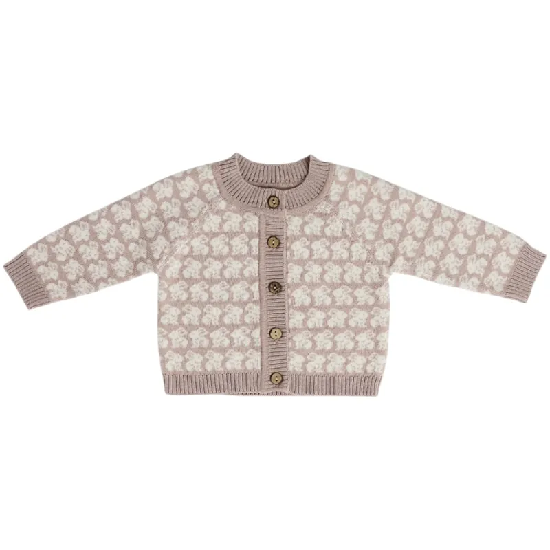 Smallstuff Powder Cardigan Ao Rabbits Merino Ull Powder Kundfavorit