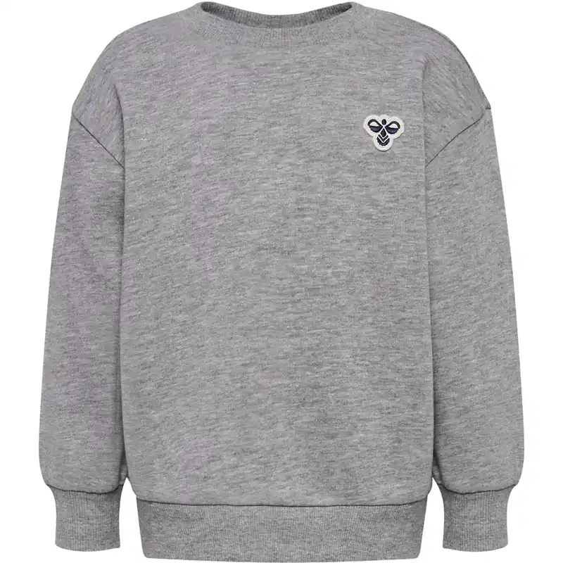 Hummel Grey Melange Mini Loose Crewneck Bee Erbjudande