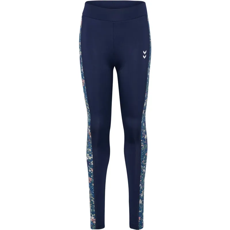 Snabb frakt Hummel Dress Blues/Riverside Mix Mid Waist Strumpbyxar