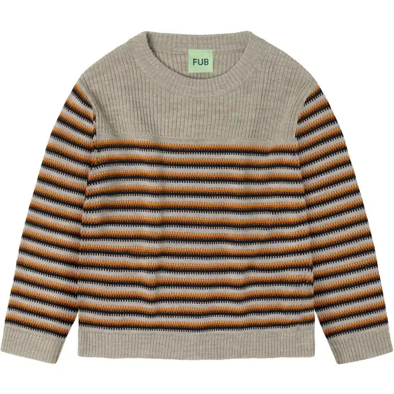 FUB Oat Melange Thin Sweater Billigare