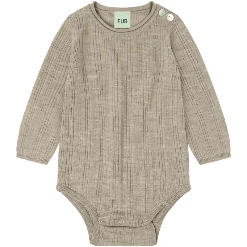Endast denna vecka FUB Oat Melange Baby Rib Body
