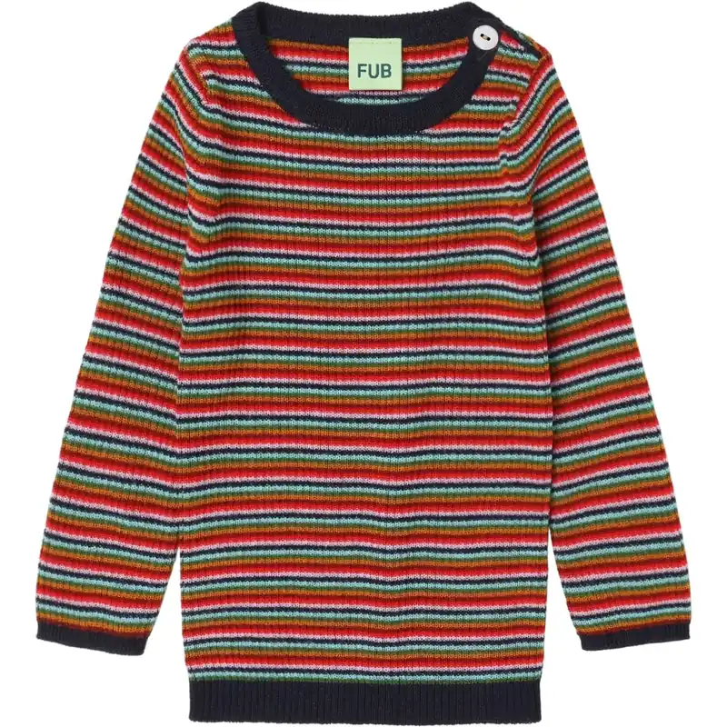 FUB Multi Stripe Baby Rib Blus Kampanj