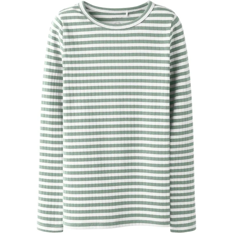Lågt pris Name It Aqua Foam W. Cloud Dancer Nkfsuraja Xsl Ls Topp Noos