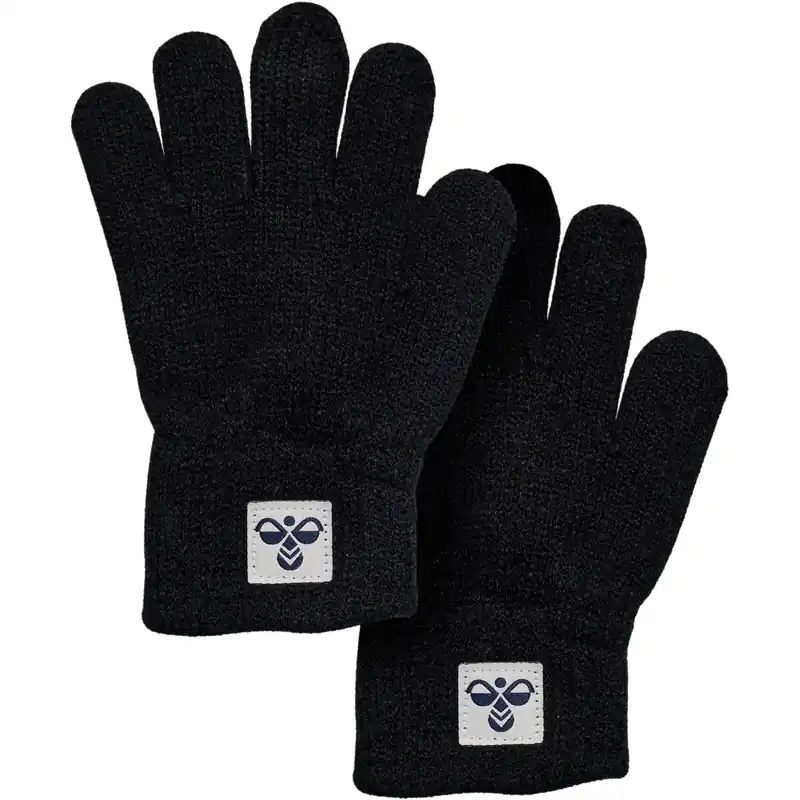 Begränsat erbjudande Hummel Black Stickad Handskar 2-Pack