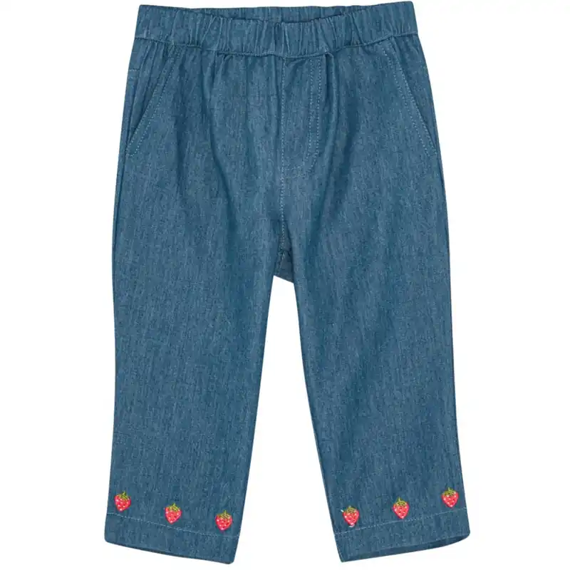 Flöss Mid Blue Strawberry Vilma Byxor Sista chansen