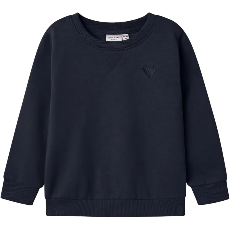 Name It Dark Sapphire Nmfvima Ls Sweat Bru Noos Billigare