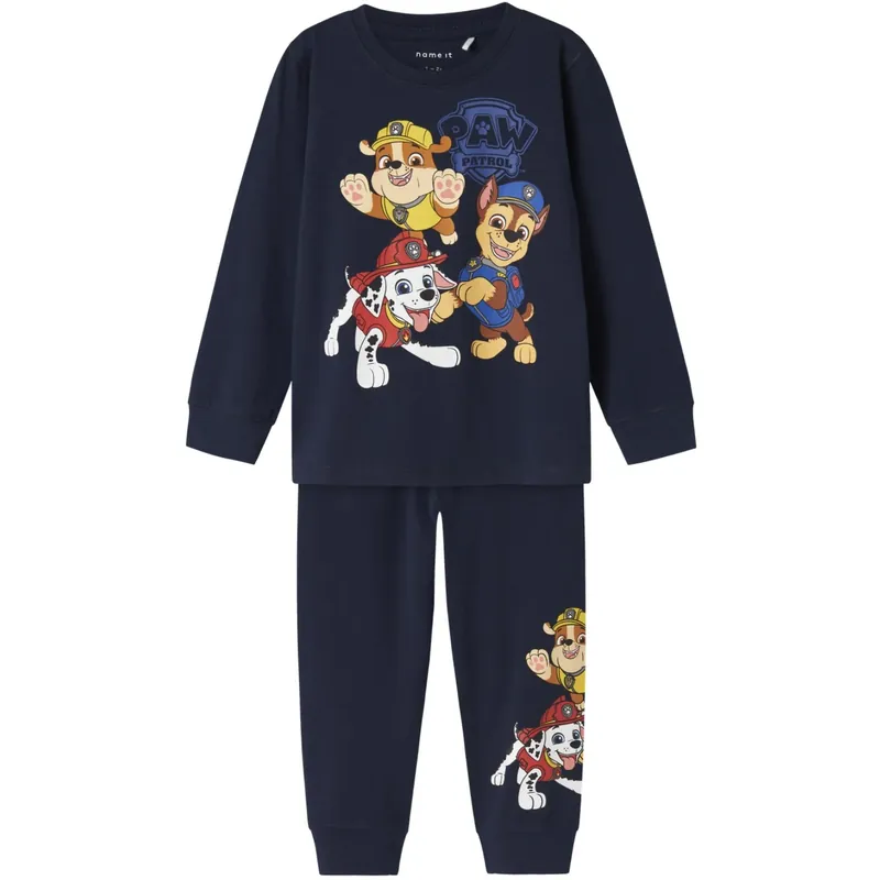 Fynd Name It Navy Blazer Nmmarlo Pawpatrol Ls Nattkläder Noos Cplg