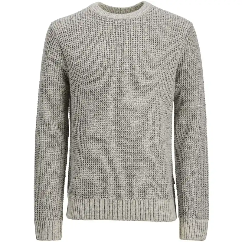 Jack & Jones Junior Moonbeam Twisted W. Black/White Jjglobal Stickad Crew Neck Jnr Nedsatt pris