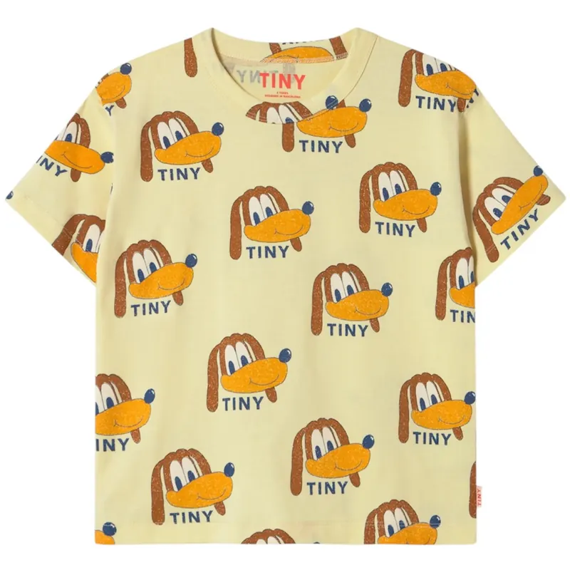 Erbjudande TinyCottons Dusty Yellow Dogs T-Shirt