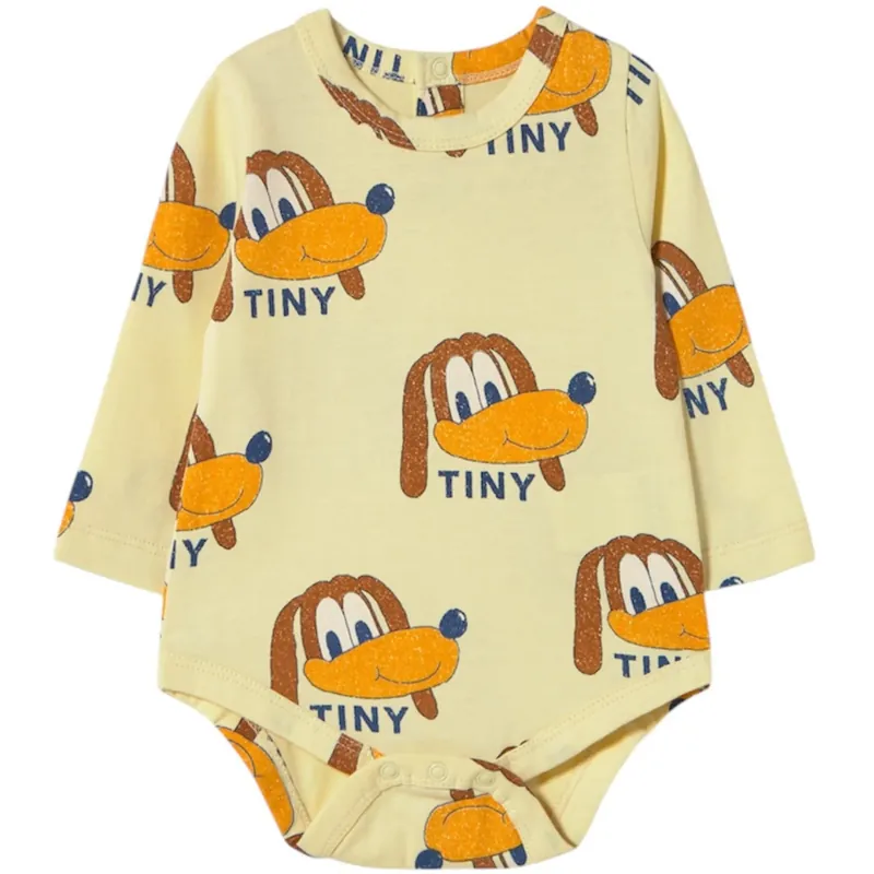 TinyCottons Dusty Yellow Dogs Body Begränsat erbjudande