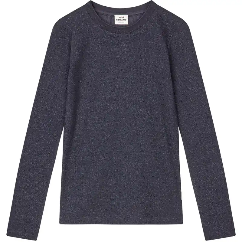 Mads Nørgaard Parisian Night 2X2 Lurex Talino Tee L/S Snabb leverans