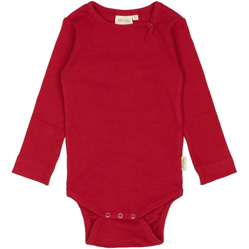 Premium Petit Piao Jet Red Body L/S Modal