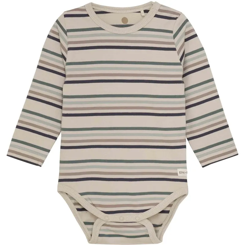 En Fant Balsam Green Body Ls Stripe Rea