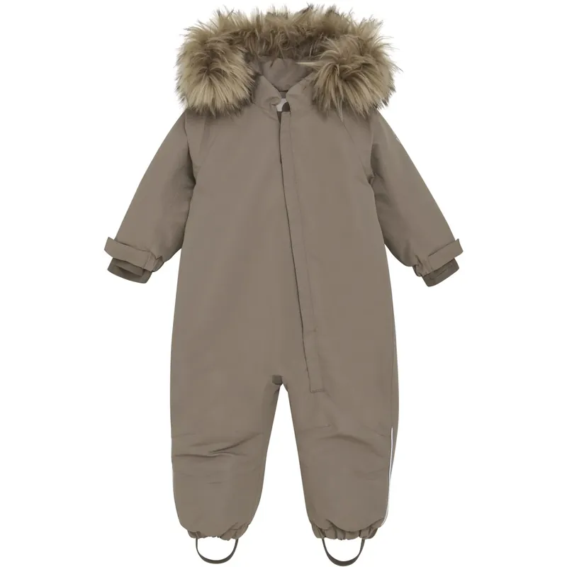 Reapris En Fant Fungi Baby Flygdräkt W. Fake Päls