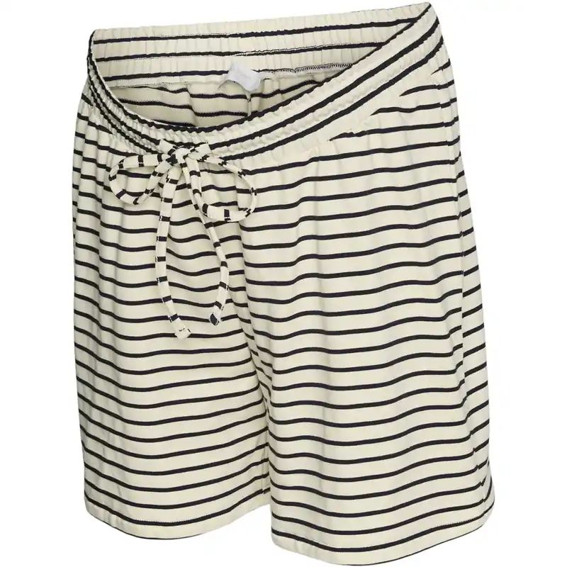 Mama;licious Birch Navy Blazer Mlamila Wide Jrs Shorts Utförsäljning