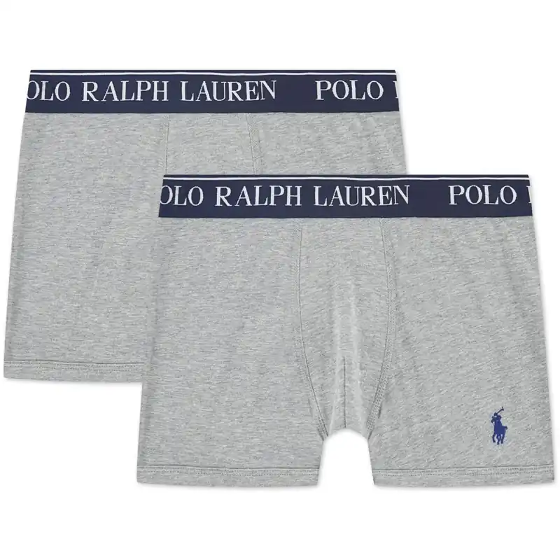Polo Ralph Lauren Andover Heather Bomull Stretch 2-Pack Boxer Kampanj
