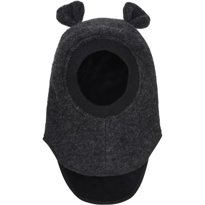 Bästa pris Huttelihut Dark Grey Melange Elefanthatt Ears Ull