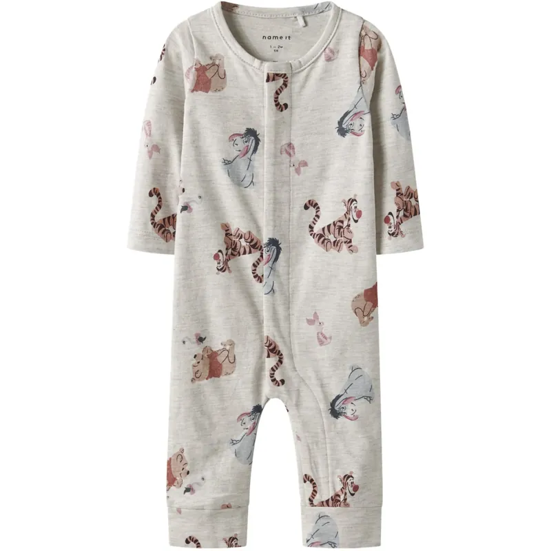 Name It Peyote Melange Nbnollu Pooh Ls Nattdräkt Wdi Outlet