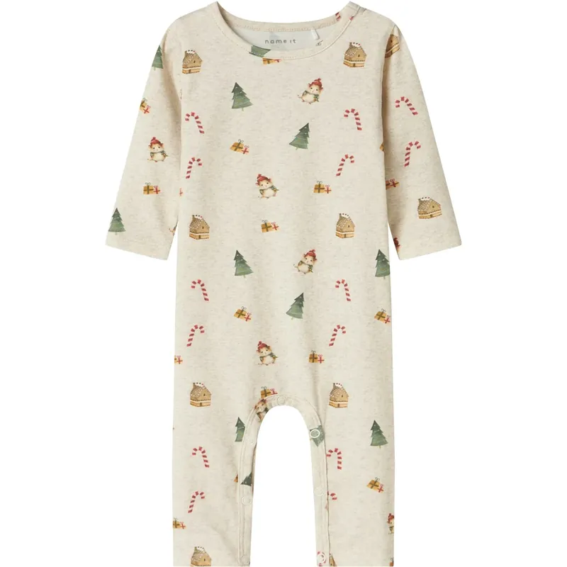 Snabb leverans Name It Peyote Melange Nbnroccas Nightsuit