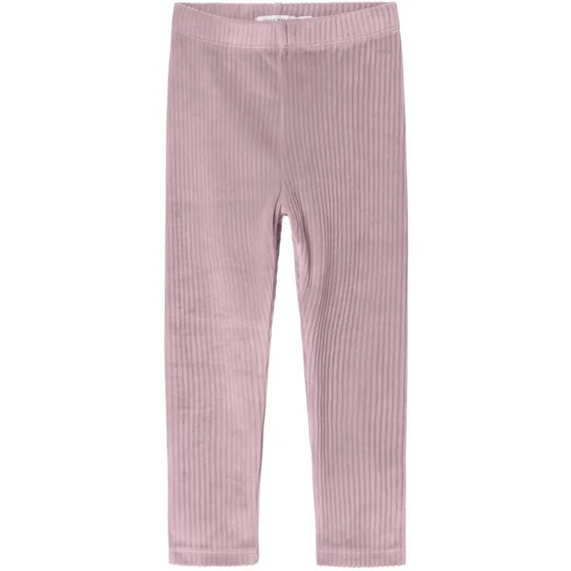 Rabatter Name It Keepsake Lilac Nmfveloa Velvet Leggings