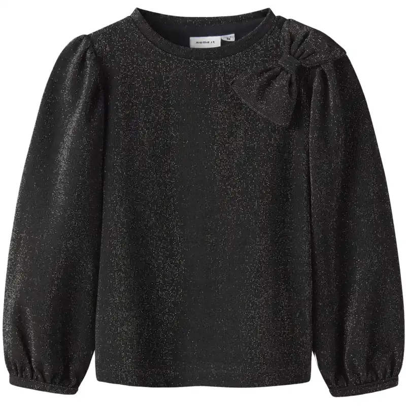 Name It Black Nmfroisin Ls Top Bästa pris