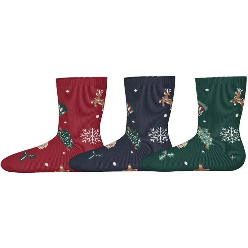 Name It Jester Red Nmnvismas 3p Strumpor prisnedsättning
