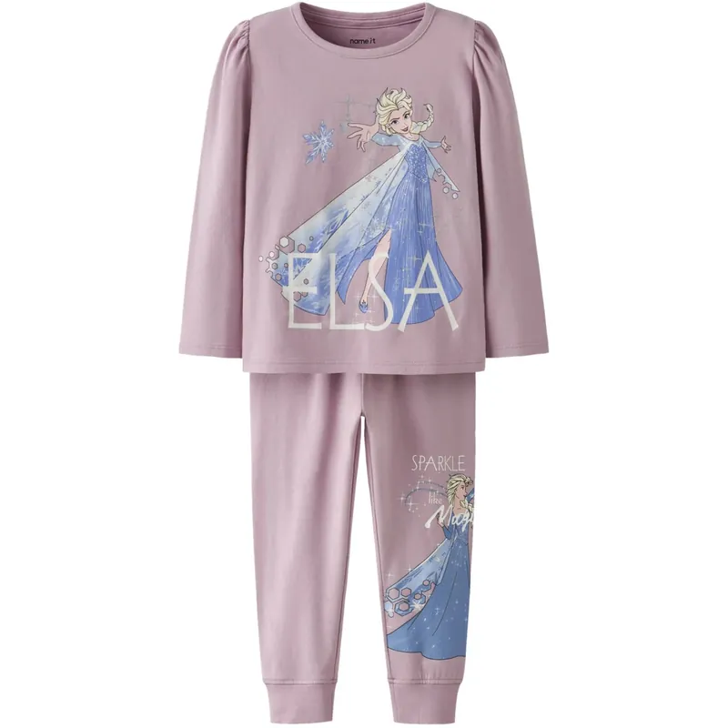 Handla nu Name It Keepsake Lilac Nmfaplisa Frozen Ls Nightset Wdi
