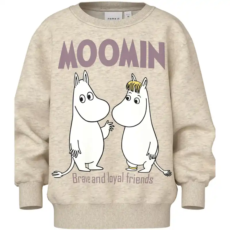 Erbjudande Name It Peyote Melange Nmnsloli Moomin Sweat Bru Vde
