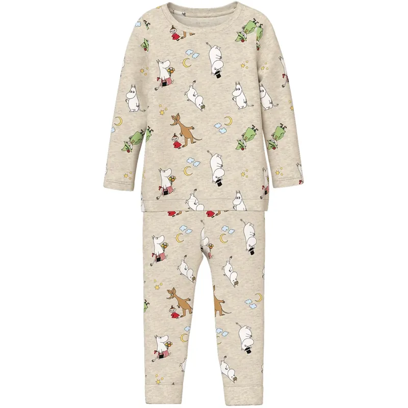 Name It Peyote Melange Nmnsemol Moomin Ls Nattkläder Vde Nyhet