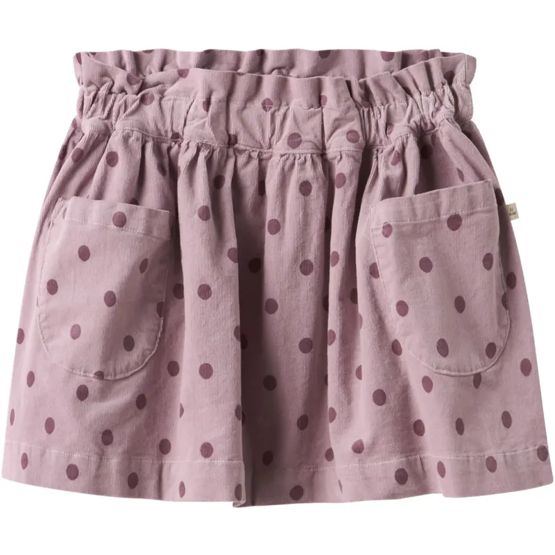 prisnedsättning Lil‘Atelier Violet Ice Dots Nmfsomba Loose Cord Kjol 7766-So S Lil