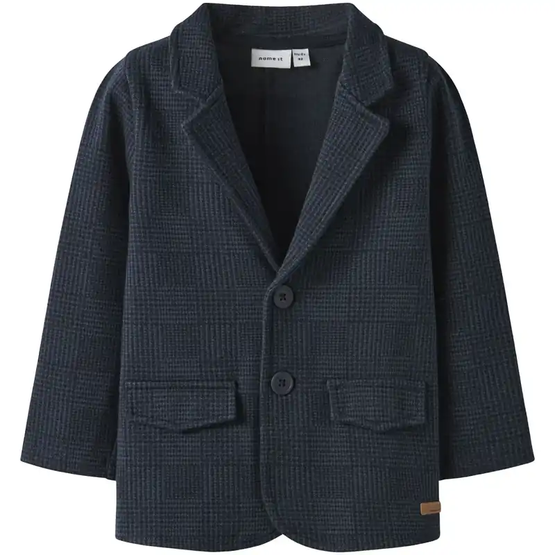 Name It Navy Blazer Check Nmmrobino Sweat Blazer Unb Beställ nu