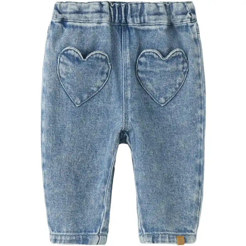 Snabb leverans Lil‘Atelier Medium Blue Denim Nbflulia Baggy Dnm Jeans 4017-Cj S Lil