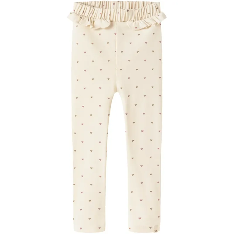 Rabatter Lil‘Atelier Turtledove Heart Nmflalo Tai Slim Leggings Lil