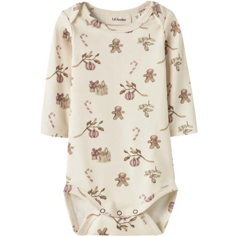 Lil‘Atelier Turtledove Christmas Nbnlayo Gis Ls Slim Body Lil Bästa pris