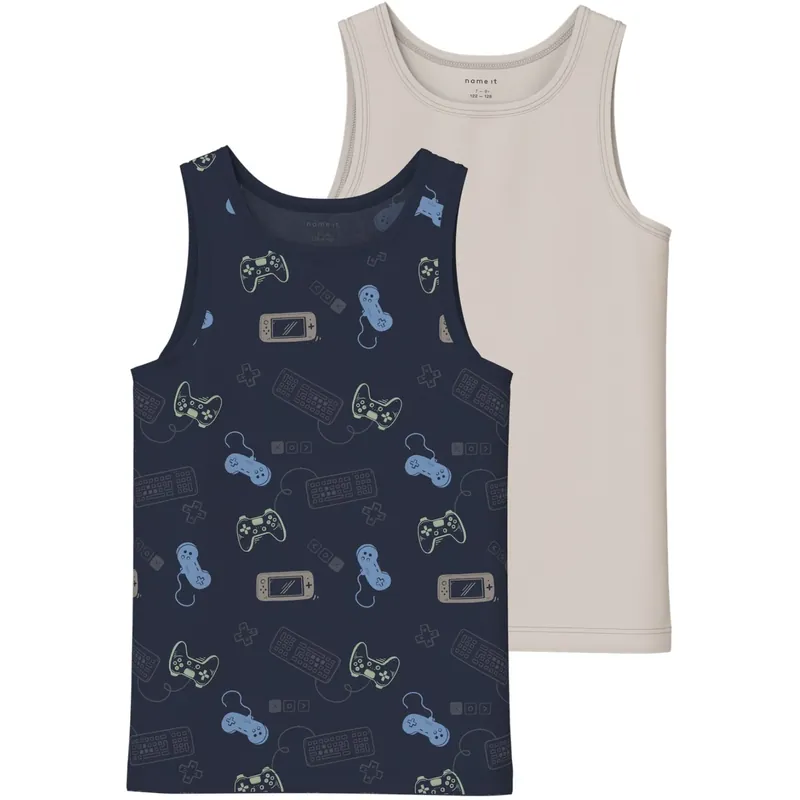 Name It Navy Blazer Nkmtank Topp 2P Navy Gamer Noos Snabb frakt