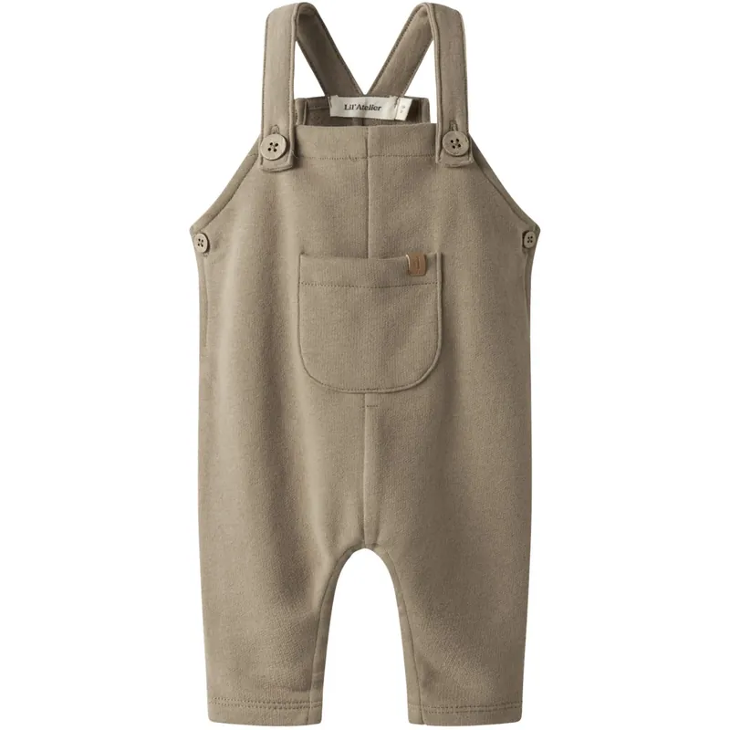 Lil‘Atelier Sepia Tint Nbmilondon Sweat Overall Lil Populär