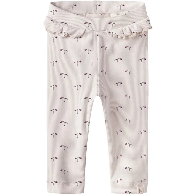 Lägg i varukorgen Lil‘Atelier Almost Mauve Tulip Nbfgago Kef Slim Leggings Lil