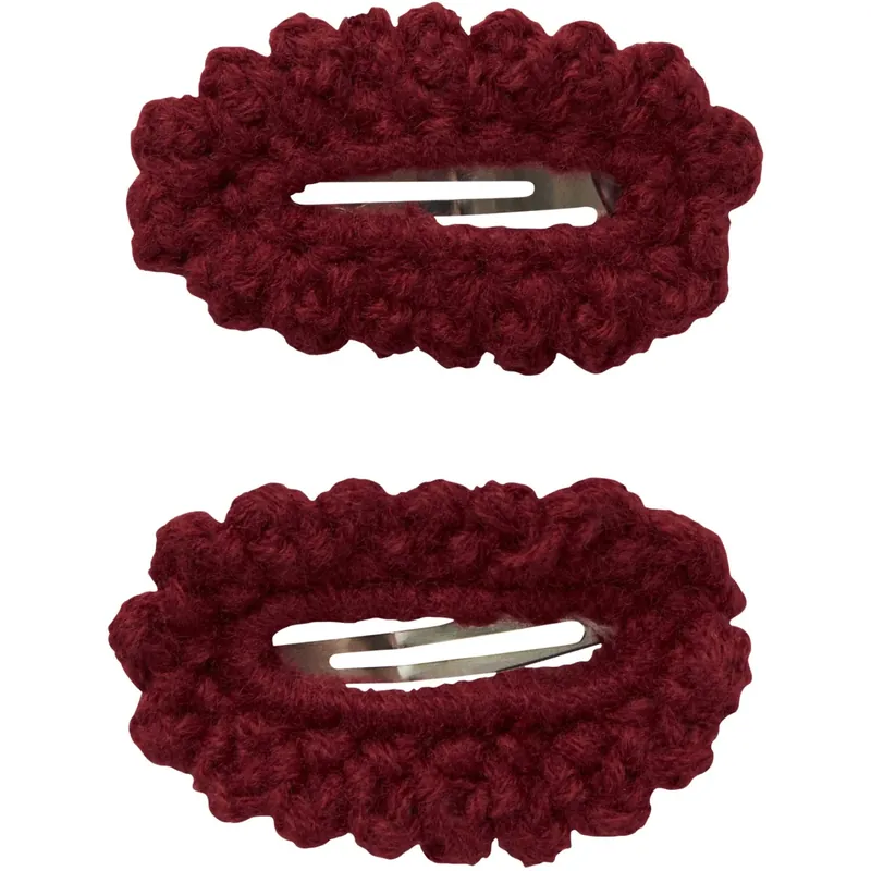 Lil‘Atelier Red Dahlia Nmfacc-Lisa 2 Pack Hair Clips Lil Bästa pris