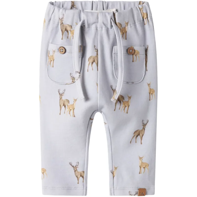 Lil‘Atelier Gray Dawn Deer Nbmlayo Gel Loose Byxor Lil Begränsat antal