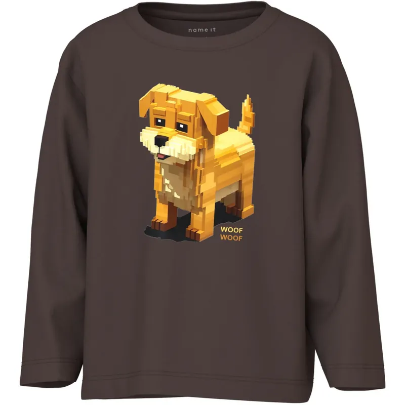 Name It Seal Brown Nmmsalan Ls Nreg Topp Expressleverans