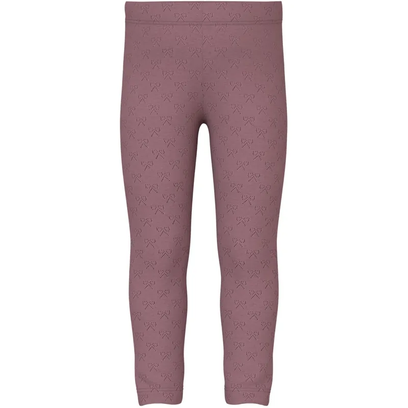 Endast denna vecka Name It Wistful Mauve Nmfsif Slim Leggings