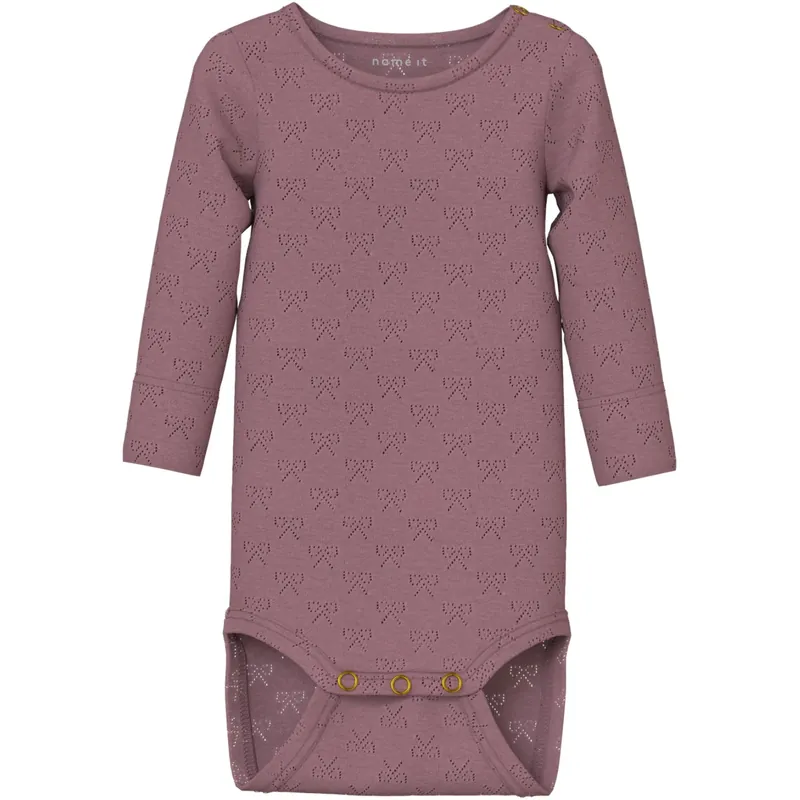 Begränsat erbjudande Name It Wistful Mauve Nbfsif Ls Slim Body