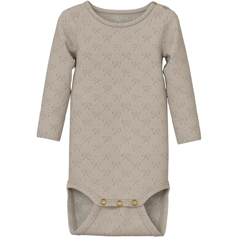 Begränsat erbjudande Name It Feather Gray Nbfsif Ls Slim Body