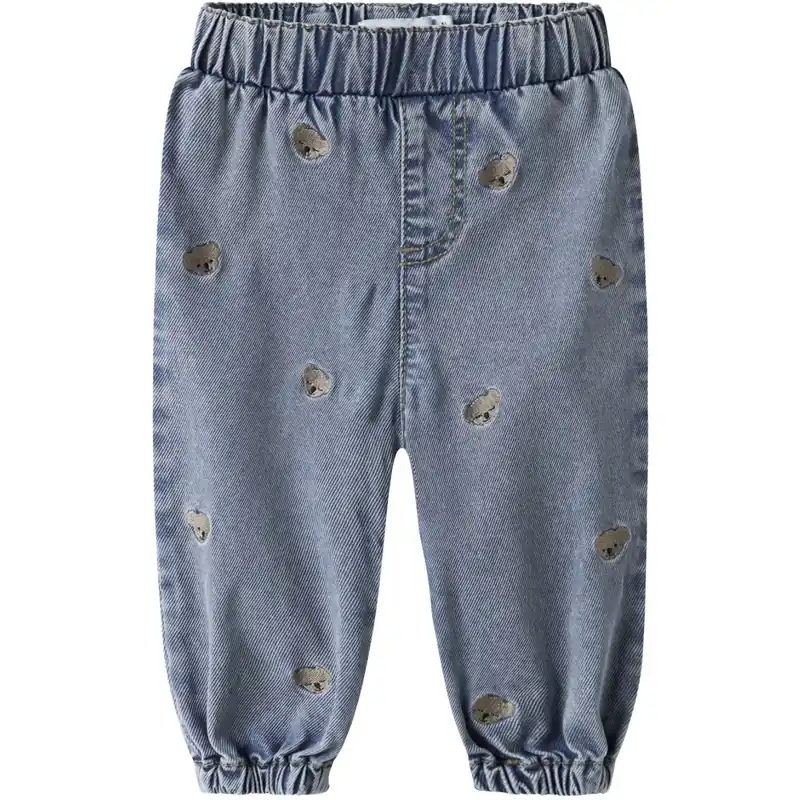 Name It Medium Blue Denim Nbmben Baggy R Emb Jeans 4816-Yb B Sista chansen