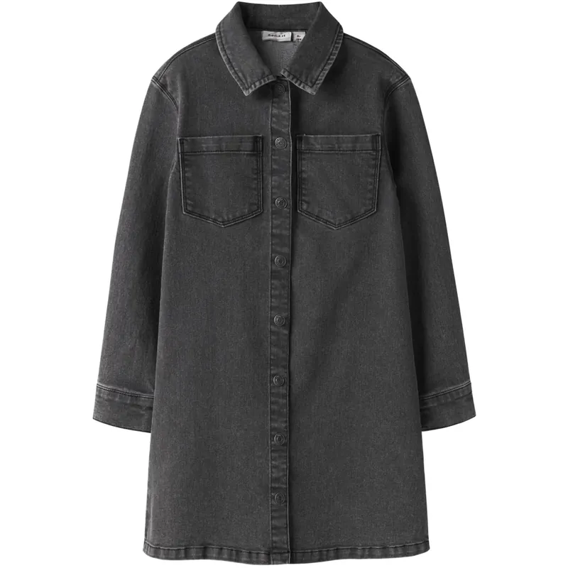 Name It Medium Grey Denim Nkfjeannie Ls Dnm Klänning 2133-Ft B Köp online