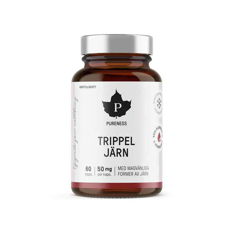 Kampanj Trippel Järn 60 kapslar - Pureness