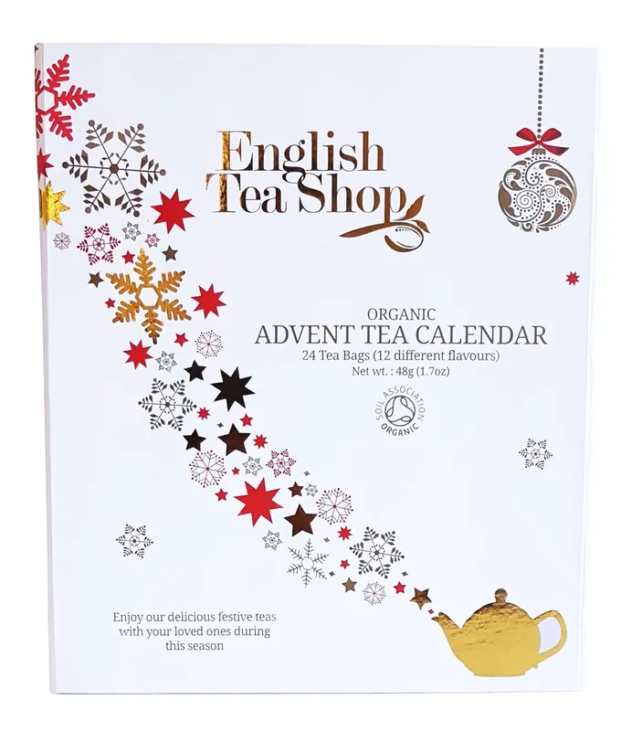 Rabatt Adventskalender Vit Bok 24 luckor - English Tea Shop